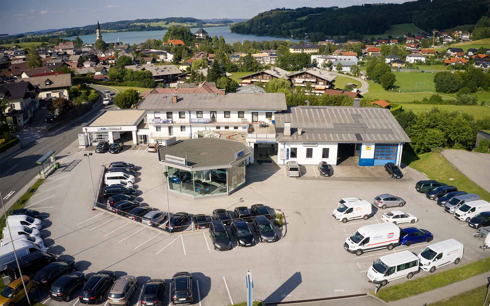 Unser Team 1 Ford Lampelmaier Mattsee aus der Luft 2